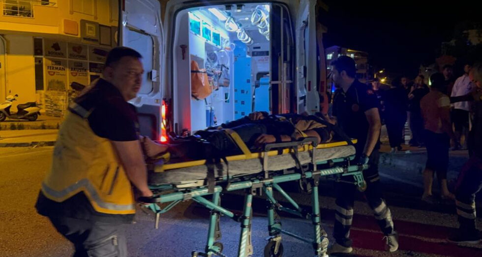 hem yaralandi hem ceza yedi