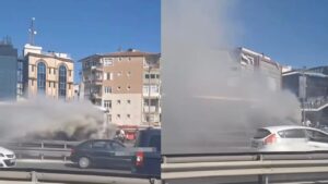 metrobus yangini resim