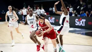20Yas Alti Kadin Milli Basketbol Takimi Fransay maglup oldu