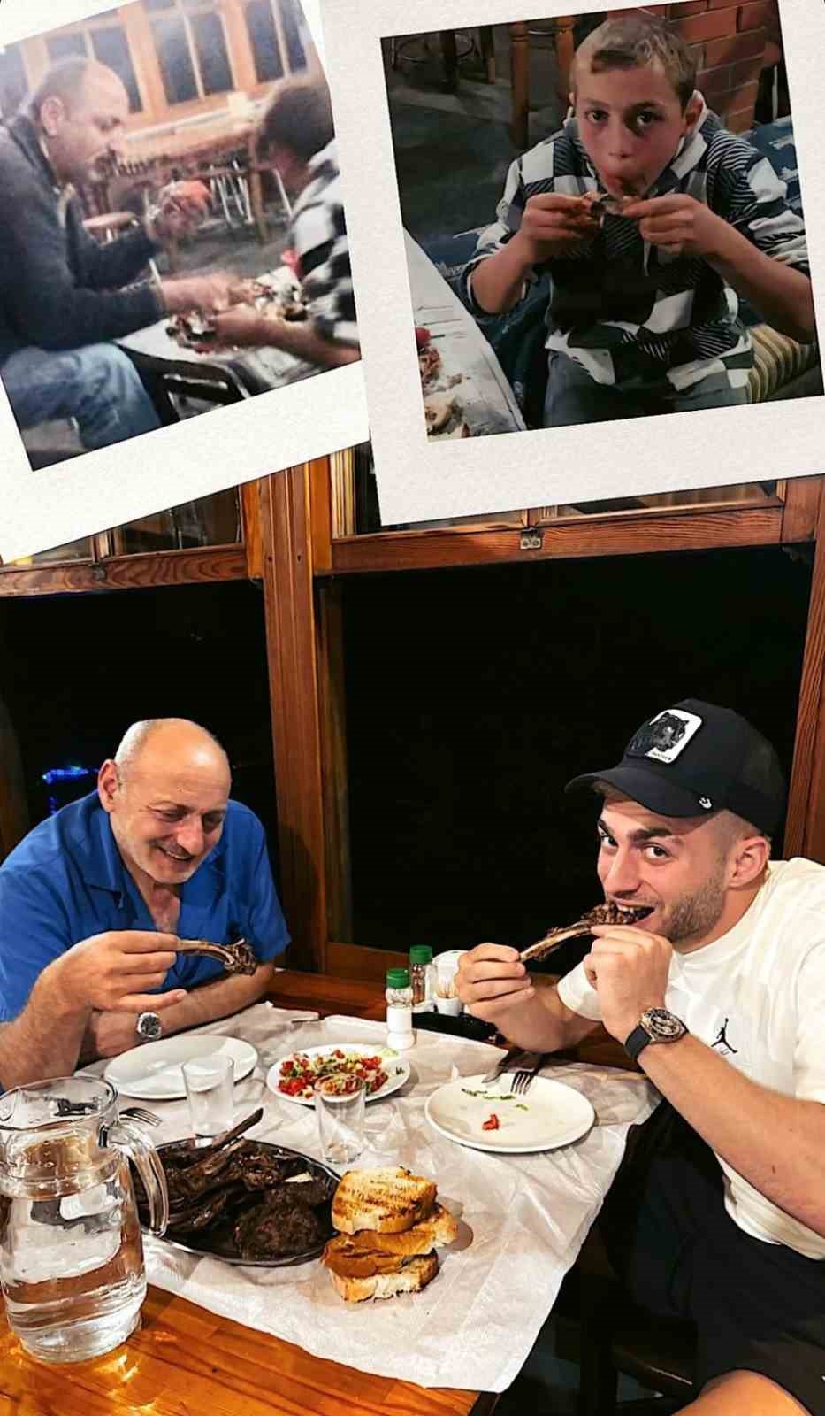 Baris Alper Yilmaz yillar sonra babasiyla ayni pozu verdi