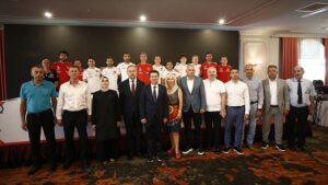 Cimnastikte Paris 2024 Olimpiyat Oyunlari tanitim toplantisi yapildi