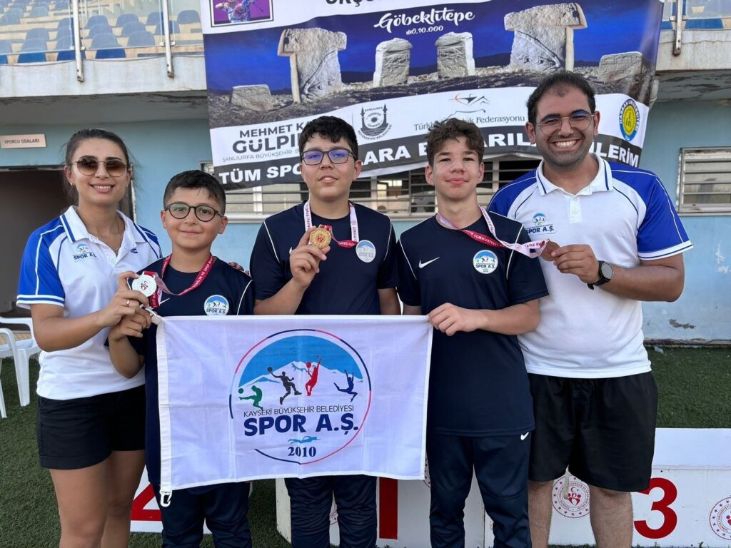 Kayserili okculardan Gobeklitepe Turnuvasi nda 4 madalya
