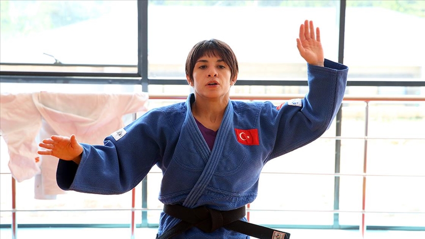 Milli judocu Tugce Paris 2024 te ilk basamagi hedefliyor