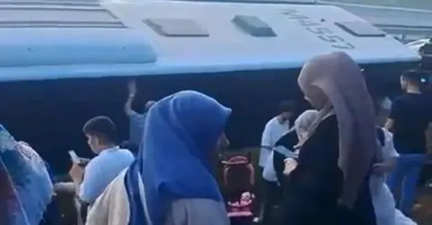 otobus yan dustu