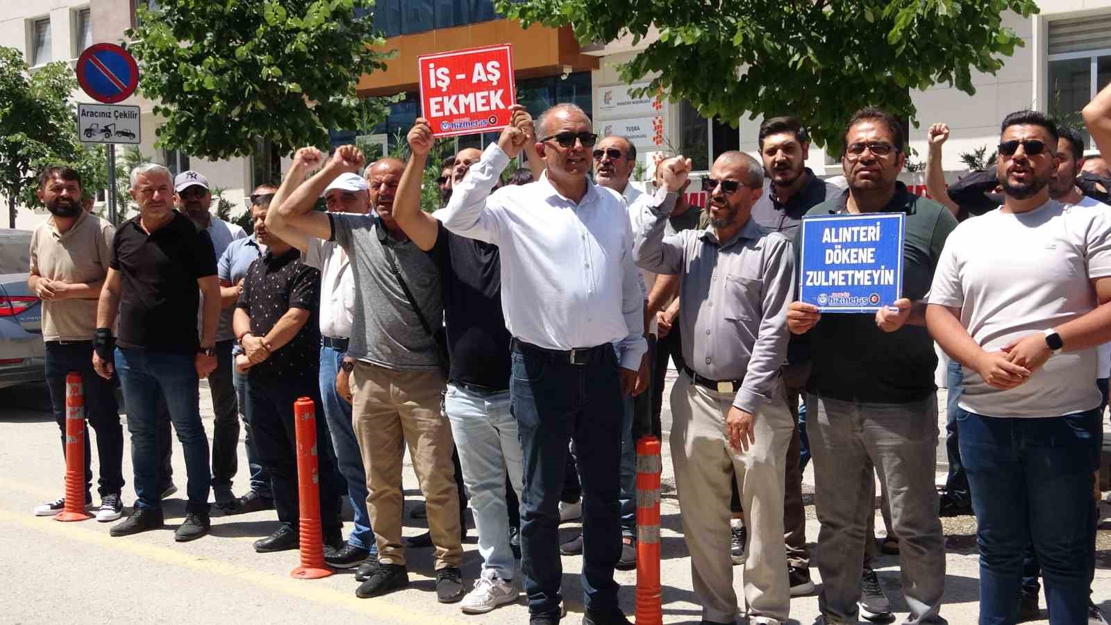 sms ile isten cikarilan isci