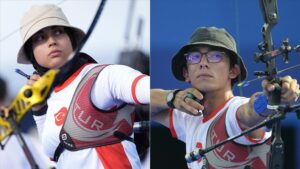 Elif Berra Gokkir Mete Gazoz ikilisi Paris te son 16 turunda elendi