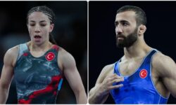Mill guresciler Burhan Akbudak ve Evin Demirhan Yavuz Olimpiyat Oyunlari na veda etti