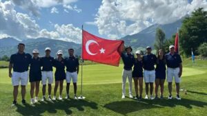 Milli golfculer Avrupa Takimlar sampiyonasi nda birinci oldu