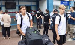 Rapid Wien kafilesi Trabzon a geldi