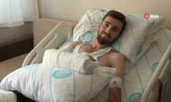 su icmek isterken yilan soktu