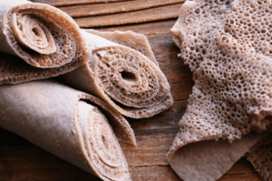Etiyopya mutfaginin vazgecilmez bir parcasi Injera