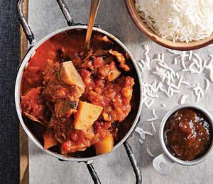 Guney Afrika mutfaginin zengin ve lezzetli bir parcasi Tomato Bredie