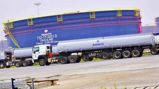 dangote 20tankers